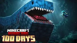 100 Days Surviving UNDERWATER in Hardcore Minecraft