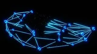 Geometry Nodes Galaxy Map - Blender Eevee Animation