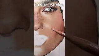 Cómo creen que es VS como en realidad es dibujar un rostro con colores