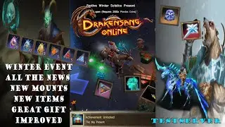 Drakensang Online | Winter Event 2024 All The NEWS - Great Gift Improved - New Mounts | 