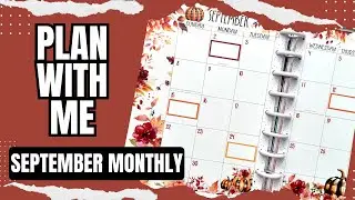 September Monthly Page [In my Social Media Planner]