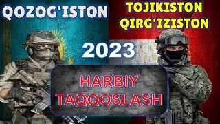 Qozog'istonga qarshi Tojikiston va Qirg'iziston harbiy taqqoslash