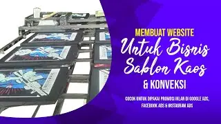 Membuat Website Untuk Bisnis Sablon Kaos & Konveksi | KonveksINDO