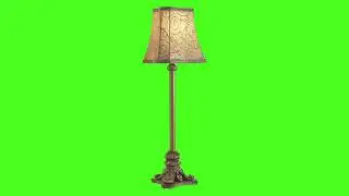 Green Screen Table Lamp Chroma Key No Copyright (Free To Use) Graphics