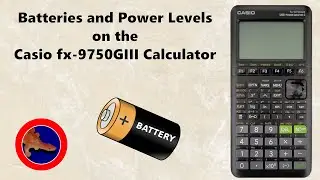 How to change the batteries on the Casio fx-9750GIII Calculator