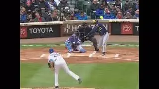 First strikeout of the 2022 MLB season!