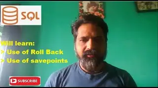 Day 8: Roll Back Query || Savepoint