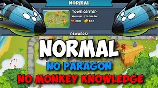 BTD6 Vortex Normal Tutorial || No Monkey Knowledge + No Hero || on Town Center