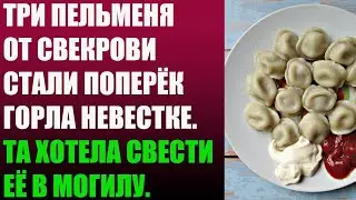 Три пельменя от свекрови стали поперёк горла невестке. Та хотела свести её в могилу.