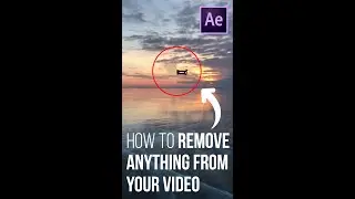 How To Remove Anything From Your Video In ADOBE AFTER EFFECTS 