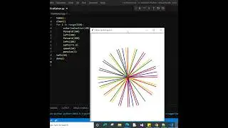 Amazing Circle Design using Python Turtle Graphic