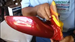 D I Y This Small Paint Job Easily! Left Side Mirror, Painted With Matching Paint.