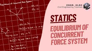[CE Board Exam Review] Statics - Equilibrium of Concurrent Force System