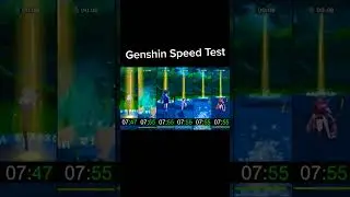 Yelan vs other characters sprint test | yelan banner wish |yelan main #genshinimpact #gaming #shorts