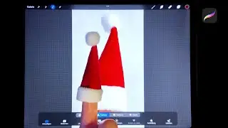 Weihnachtsmütze: Foto in Zeichnung umwandeln dank Procreate