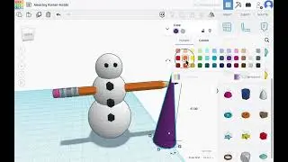 How to make a snowman in Tinkercad
