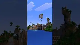 This Minecraft Seed Has FLOATING ISLANDS Over A Woodland Mansion!