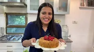 Eggless Orange and Cherry Cake By MasterBaker Oindrila| Professional baking at home #bakingrecipe