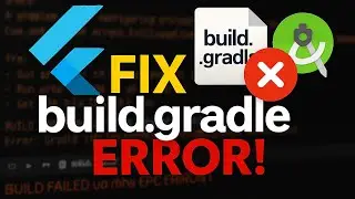 How to Fix Flutter Build Gradle Errors in Android Studio (Updated 2025) || Android development