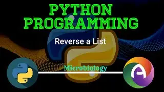 Reverse a list Python Programming || Microbiology || CS Paper || Complementary || andoubleos