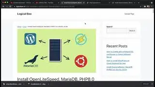 How to Make E-Commerce Website for Free - #3 How to install & setup OpenLiteSpeed Web Server