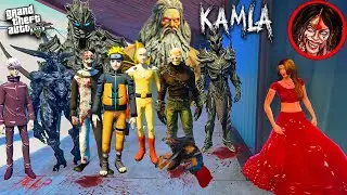 HELL GOD Playing Chupan Chupai With Kamla Indian Ghost and Serbian Dancing Lady GTA5 | GTAV AVENGERS