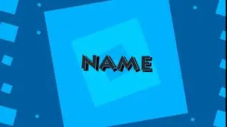 2d Intro Blender only Intro Template! | Greenscreen end! | 4k 60fps +Version without shake