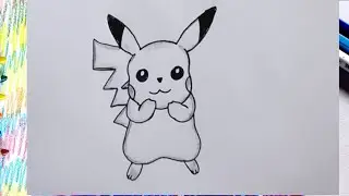 how to make Pikachu drawing Pikachu l Pikachu drawing easy step by step l how to draw Pikachu #art