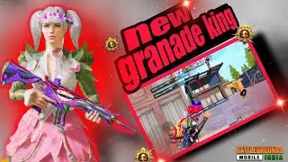New granade king in bgmi 🔥// granade tips and tricks// low end device gameplay #bgmi #iqooz644w