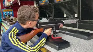 Aiming for target at local fair