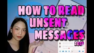 How to read unsent or removed messages on Messenger 2021| Paano mababasa ang mga unsent messages2021