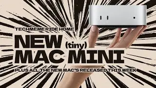The New (tiny) Mac Mini. And All This Week's Mac Announces Summarized. | Techmeme Ride Home Podcast