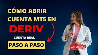 Como abrir cuenta Mt5 en deriv para  índices sintéticos. Cuenta real
