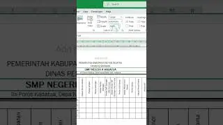 Cara Mengatur Tabel di Excel Agar Tidak Terpotong Pada Saat dicetak