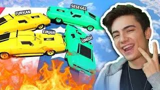 GTA 5 Online Ekip - ARABALAR İLE EFSANE SUMO !!!