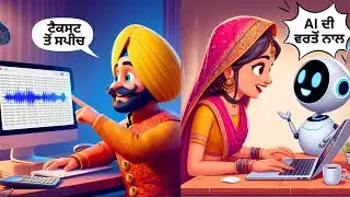 ਲਿਖਤੀ ਪੰਜਾਬੀ ਤੇ ਬੋਲੀ ਦਾ ਸੁਮੇਲ | Master the Art of Text-to-Speech with 4 Incredible AI Tools!