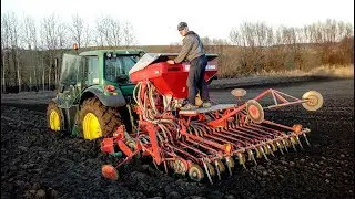 ☆Siew pszenicy 2018☆ & John Deere 6820 &  Kverneland Accord DA ㋡