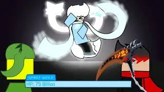 Just Imagine this is Blox fruits final boss is Spirit wolf (Oc)