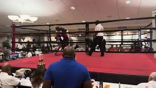Elite Boxing Promotions: 8/2/24 Kunle Odunleye vs Travis Willis Round # 3 Part 1 Camera angle # 2