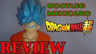 REVIEW Figura de GOKU SSJ BLUE Bootleg Méxicano