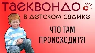 Тхэквондо в дестком саду. Что там происходит?! Дети 3-4 года