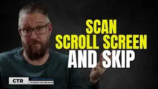 Scroll Screen and Skip - Couch Talk with Richard