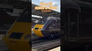 Back to back HST’s ex cross country class 43 now with lazy colas rail livery #trainspotting #trains