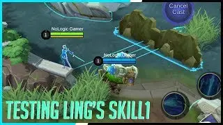 Can Ling Climb on Grock's Wall? | Testing Ling's Skill1 | Mobile Legends - Experiments