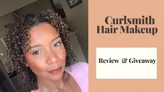 Curlsmith Hair Makeup & ORS Curls Colorblast Color Wax - Tutorial and Review