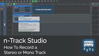 How to Record a Stereo or Mono Audio Track in n-Track Studio