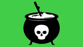 Halloween || Green Screen - Cauldron || Pantalla Verde - Caldero