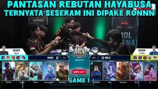 PANTASAN REBUTAN HAYABUSA, TERNYATA SE OP INI DI TANGAN JUNGLER GAME 1 MDL INDONESIA