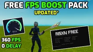 *ULTIMATE* Free Fortnite FPS boost Pack 🔧 (Boost Fps, Lower Delay & Lower Ping)