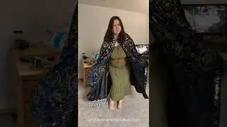 Only YOU 🫵 can bring cloaks back into fashion #cloak #renfaire #lotr #cottagecore #moth #shorts